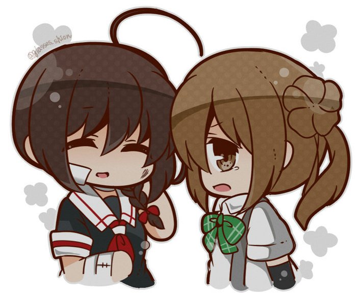 shigure, shigure kai ni, and michishio (kantai collection) drawn by bloom2425