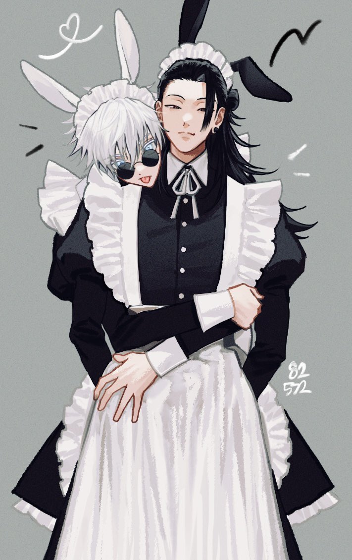 gojou satoru and getou suguru (jujutsu kaisen) drawn by ggss_cc