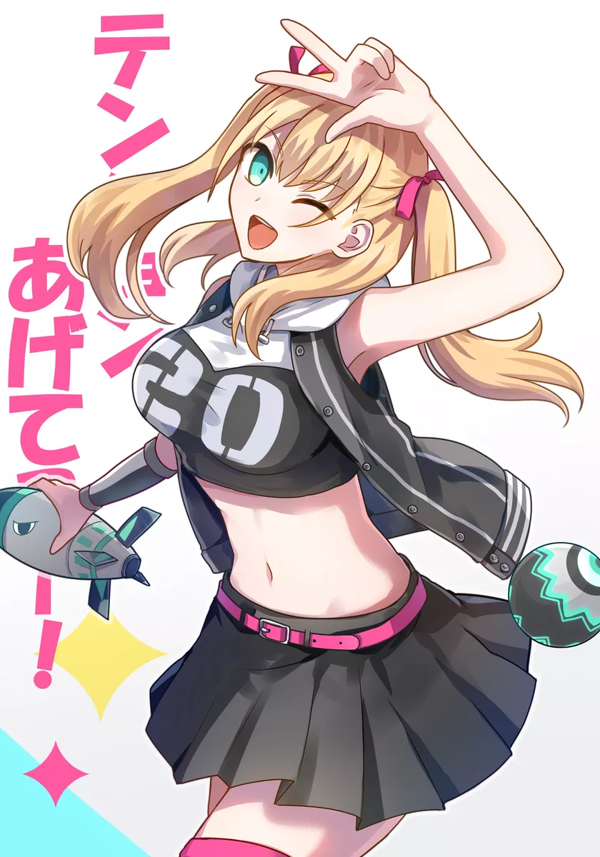 iroha tsuki (tribe nine) drawn by cali_(cali_me202)