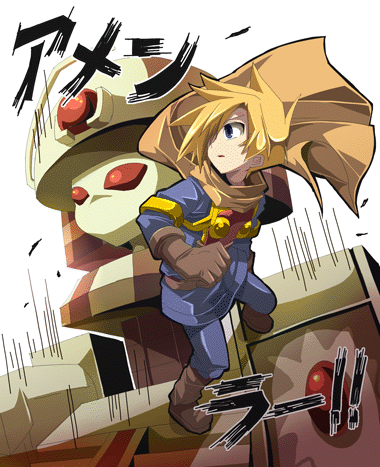 isaac and ramses (golden sun) drawn by fruit_punch