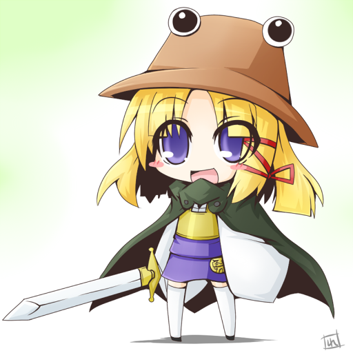 moriya suwako, pyonta, and frog (touhou and 1 more) drawn by reku