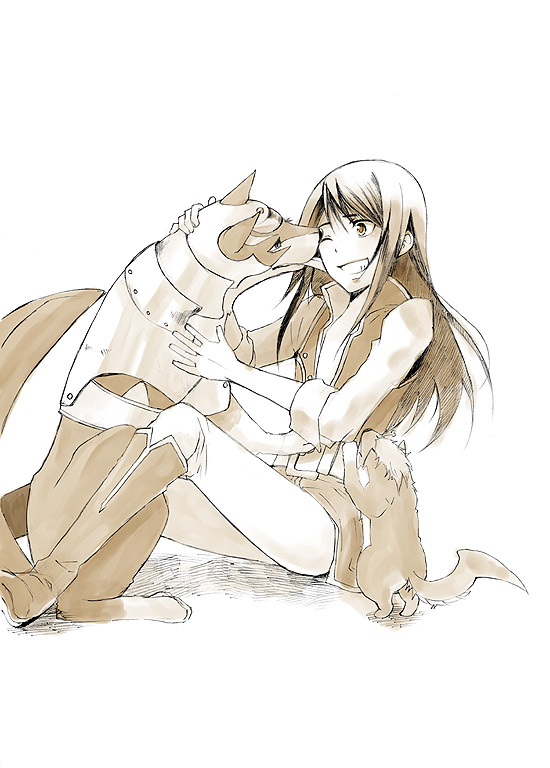 yuri lowell, repede, and lambert (tales of and 2 more) drawn by maodaisuke