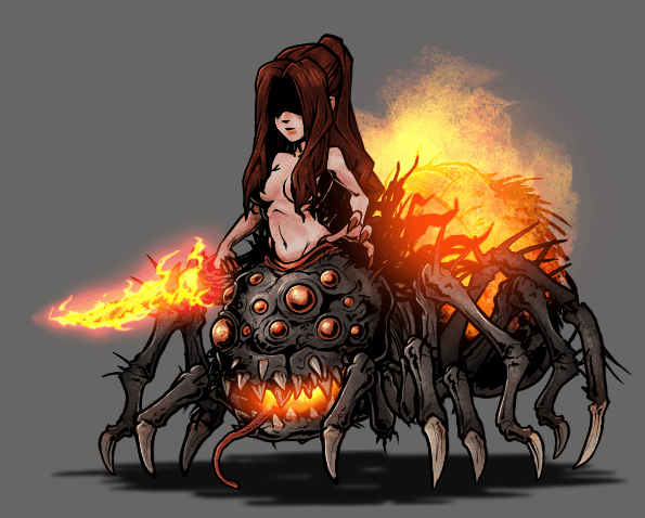 chaos witch quelaag (dark souls and 1 more) drawn by muhut