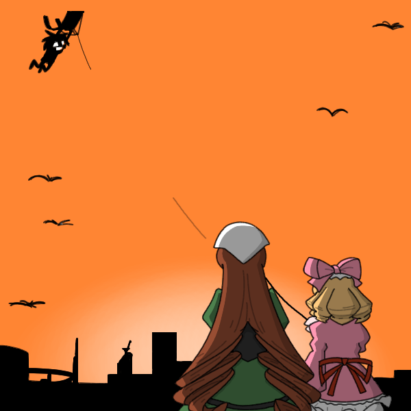 suiseiseki, hinaichigo, and sakurada jun (rozen maiden) drawn by monday_maiden