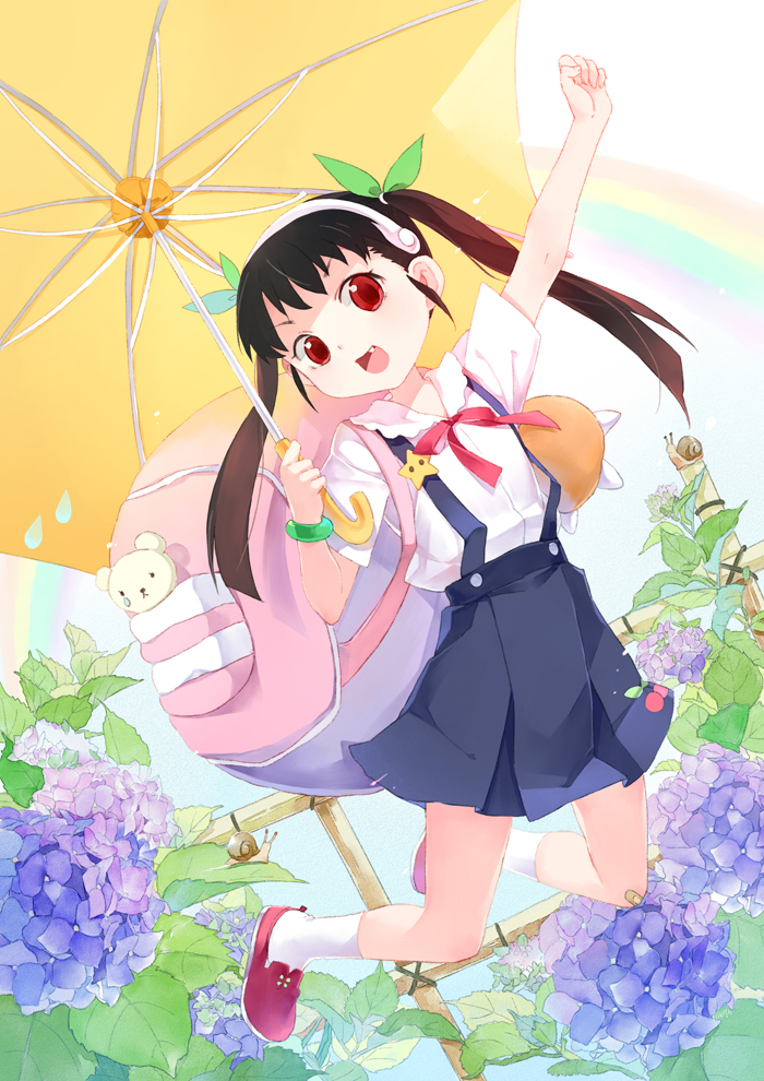 hachikuji mayoi (monogatari and 1 more) drawn by hatoyama_itsuru