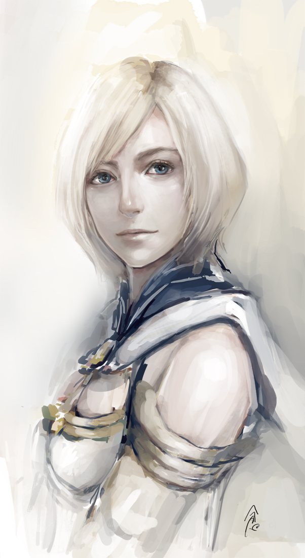 ashelia b'nargin dalmasca (final fantasy and 1 more) drawn by ikinari