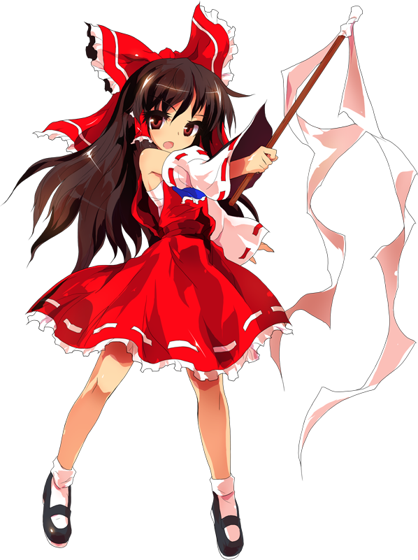 hakurei reimu (touhou and 1 more) drawn by alphes