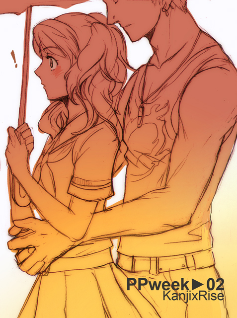 kujikawa rise and tatsumi kanji (persona and 1 more) drawn by moogie_(shinjyu)