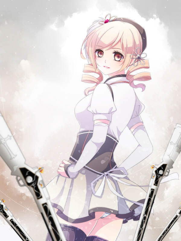 tomoe mami (mahou shoujo madoka magica) drawn by aki_(chromaticclip)