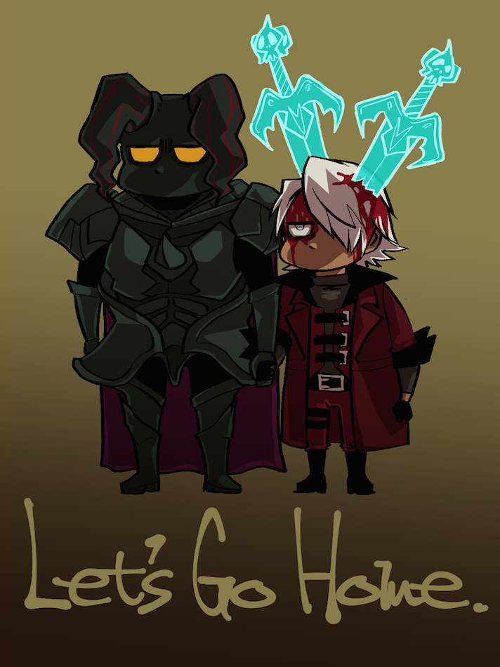 dante and nelo angelo (devil may cry and 1 more) drawn by nama29_m