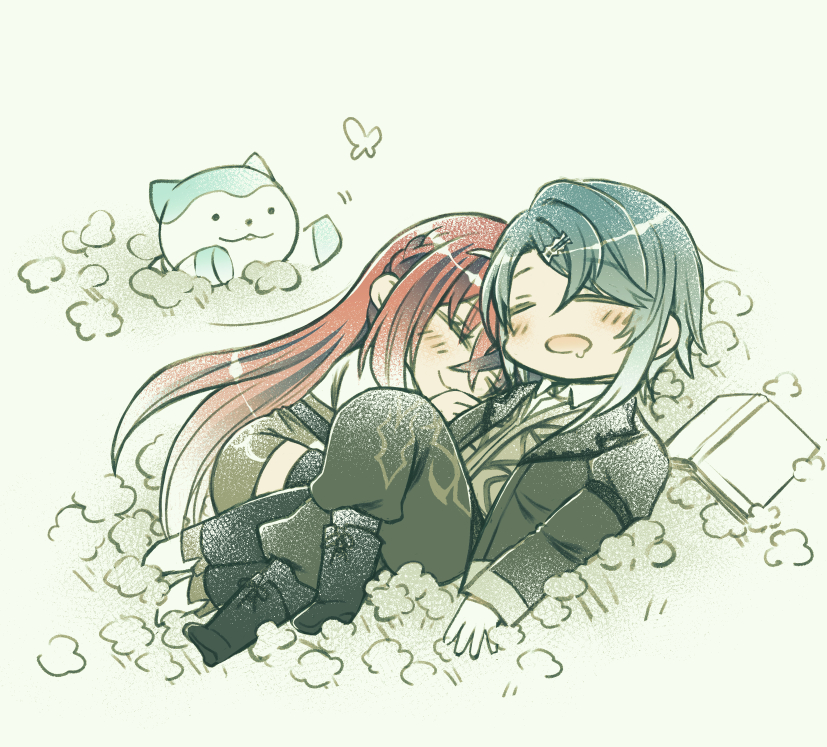 female alear, sommie, and alcryst (fire emblem and 1 more) drawn by skt_s