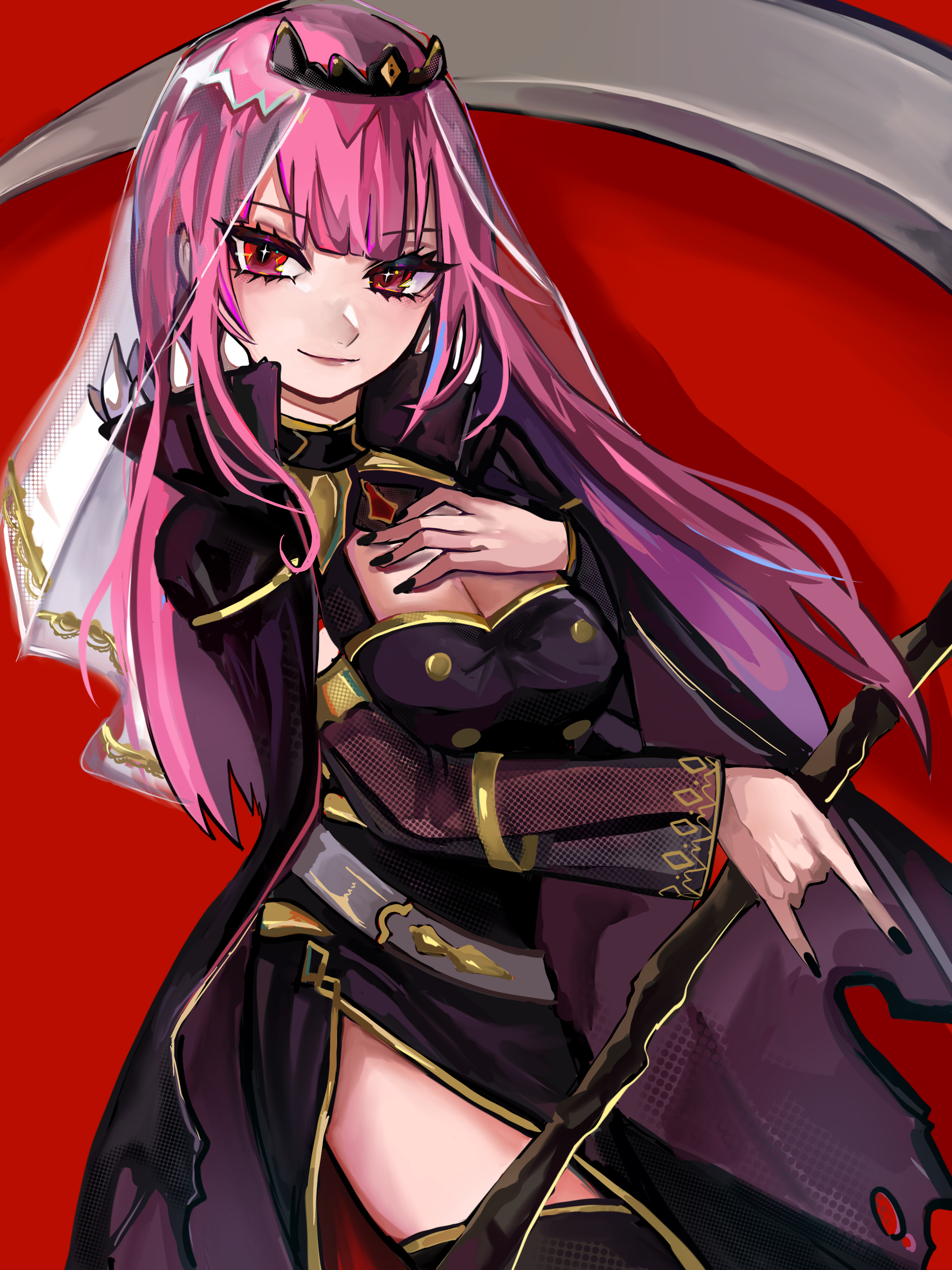 Mori Calliope Hololive And 1 More Drawn By Mamiya Miya Danbooru Mori Calliope Hololive And 1 More Drawn By Mamiya Miya Danbooru