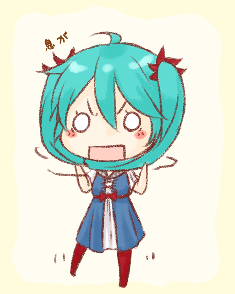 hatsune miku (vocaloid and 2 more) drawn by omu_(omu929)