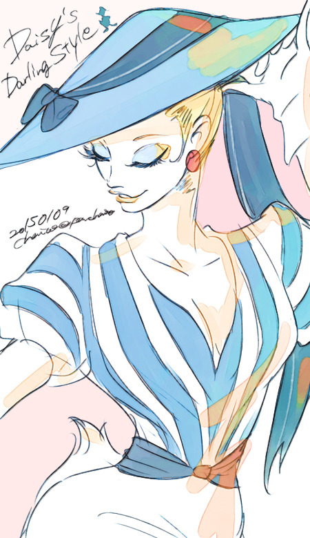 daisy duck (mickey mouse & friends) drawn by chai_5