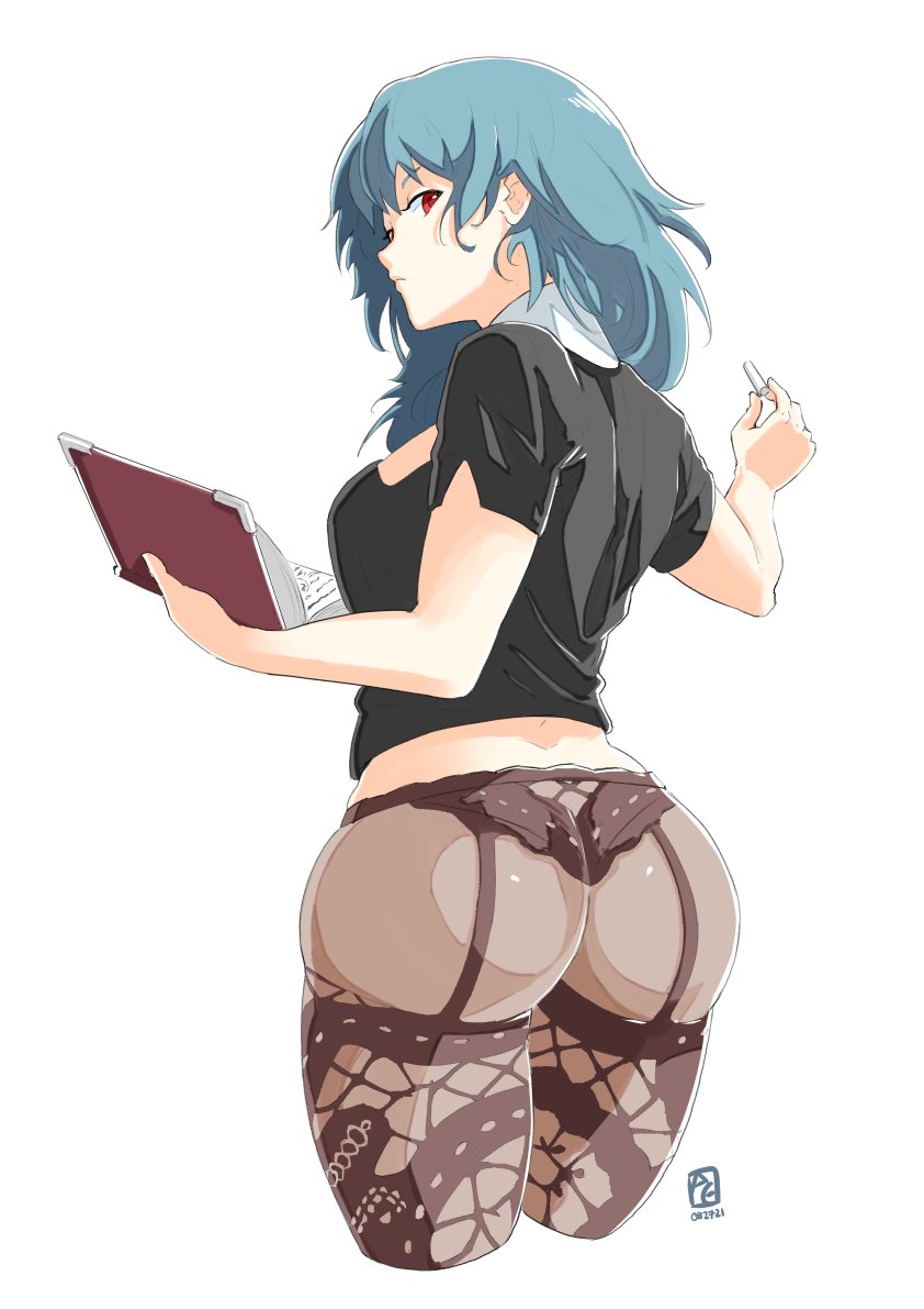 female byleth (fire emblem and 2 more) drawn by automatic_giraffe