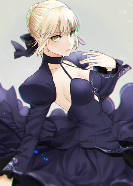 artoria pendragon and saber alter (fate and 2 more) drawn by kanameyura