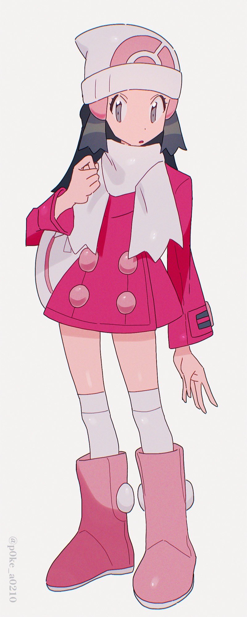 dawn (pokemon and 2 more) drawn by p0ke_a0210