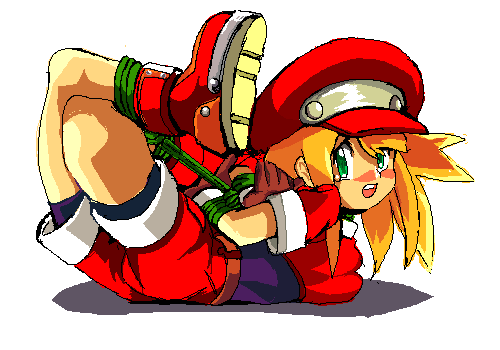 roll caskett (mega man and 1 more) drawn by edoya_inuhachi