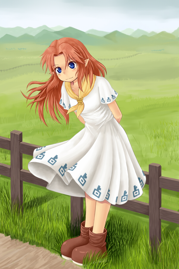 malon (the legend of zelda and 1 more) drawn by sora_(sunday_sky)