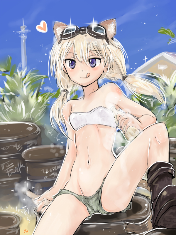 carla j. luksic (world witches series and 1 more) drawn by mishiro_shinza
