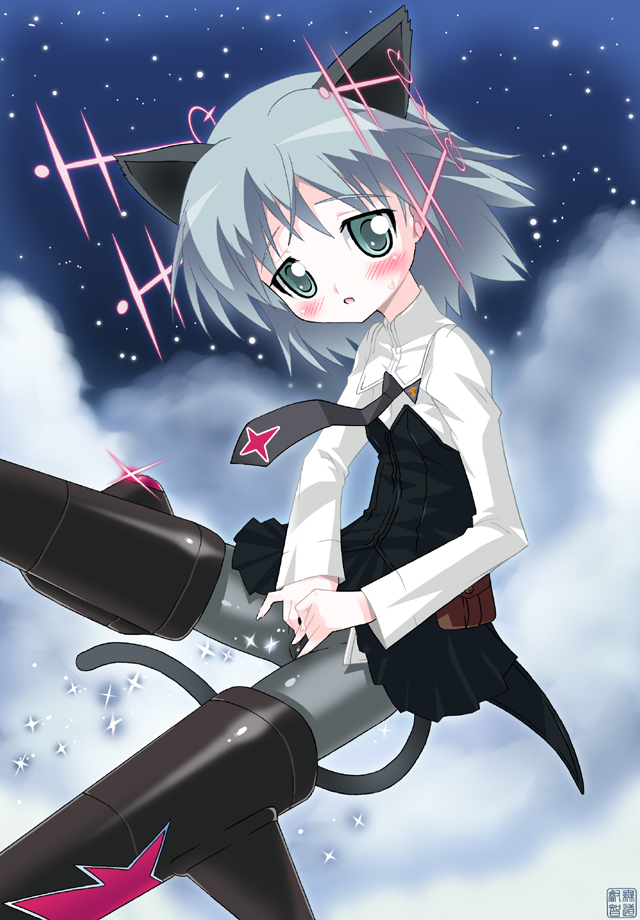sanya v. litvyak (world witches series and 1 more) drawn by mudou_eichi