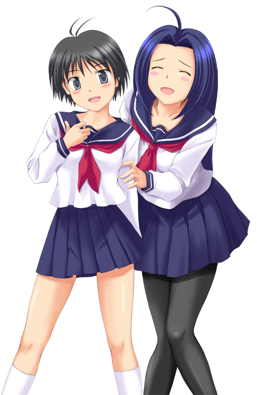 kikuchi makoto and miura azusa (idolmaster and 1 more) drawn by nishi_(count2.4)