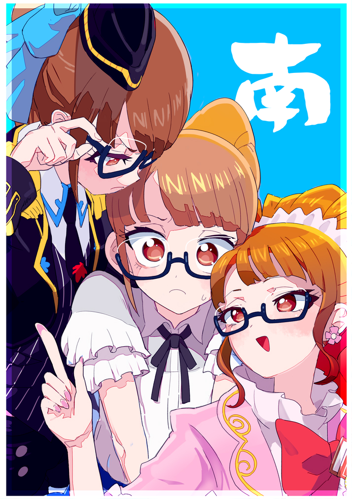minami mirei (pretty series and 1 more) drawn by moudoku_(decopon3rd)