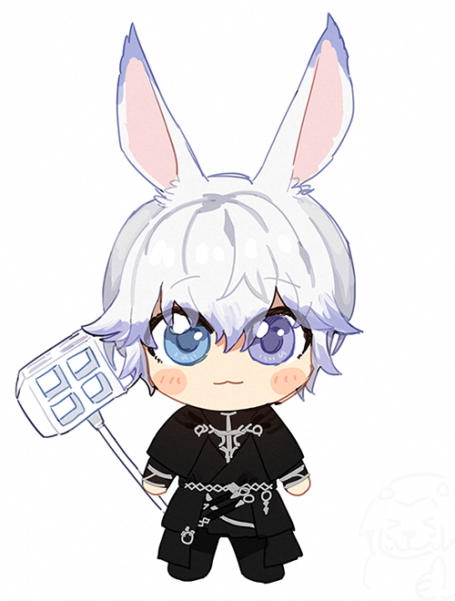 warrior of light (final fantasy and 1 more) drawn by gg_dal