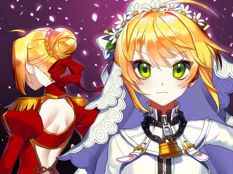 nero claudius (fate and 2 more) drawn by nishita