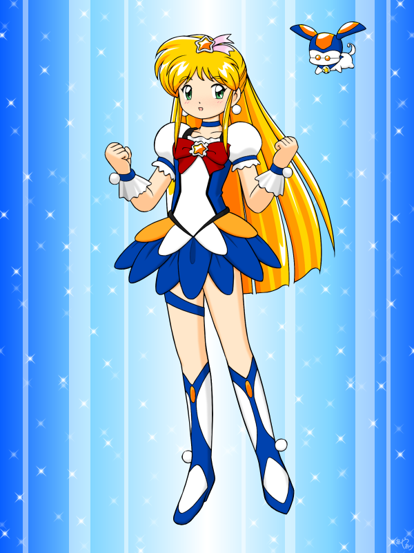 kagurazaka yuna and elner (precure and 1 more) drawn by toono_ayaori
