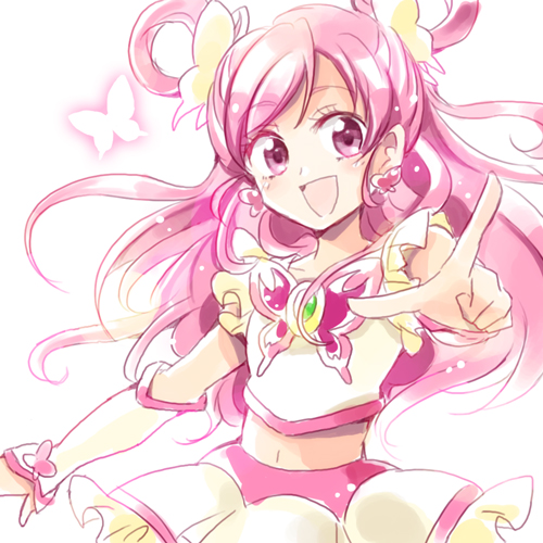 yumehara nozomi and cure dream (precure and 1 more) drawn by hitopm