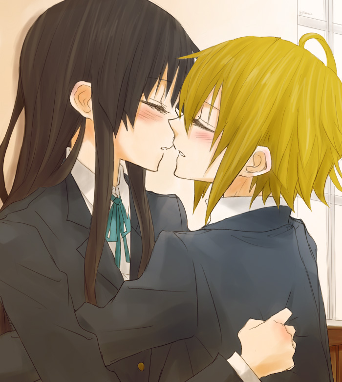 akiyama mio and tainaka ritsu (k-on!) drawn by gogono_pan'ya