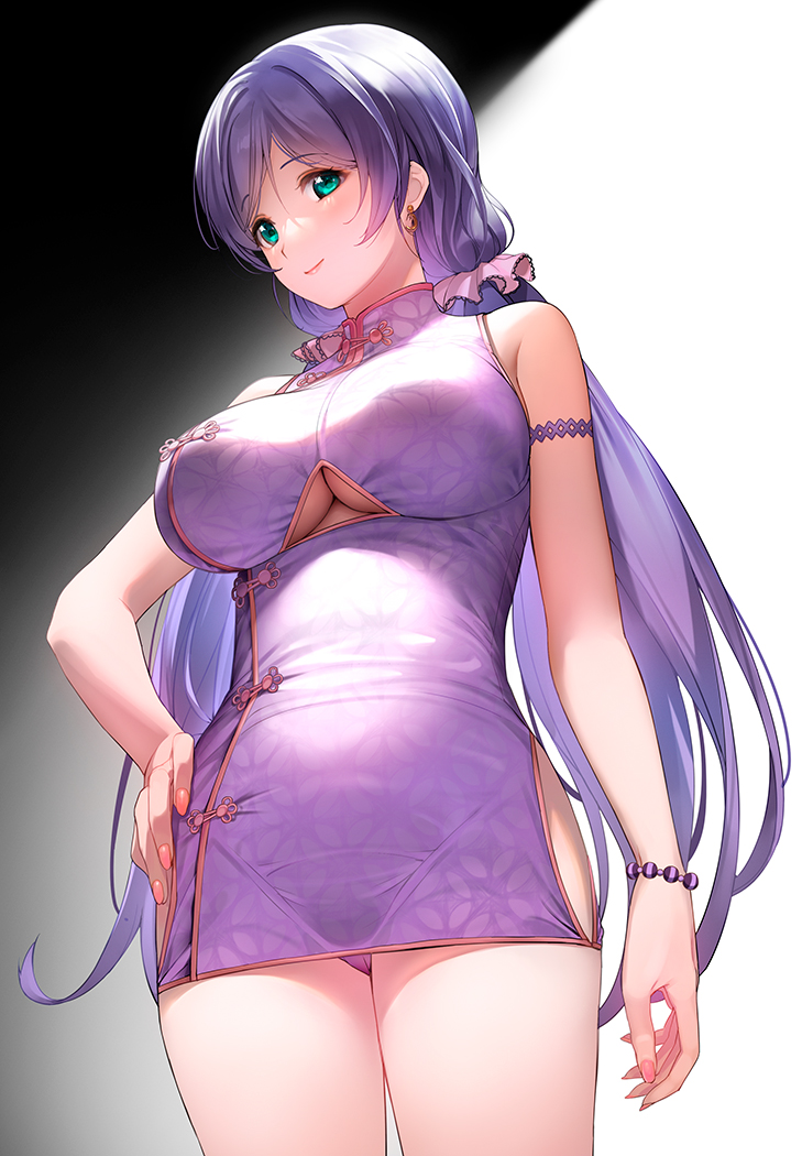tojo nozomi (love live! and 1 more) drawn by a1_(initial-g)