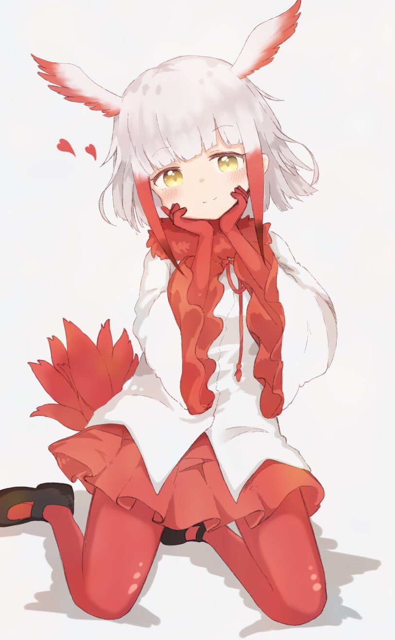 japanese crested ibis (kemono friends) drawn by tsuna_(seachicken_0141)