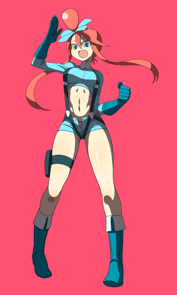 skyla (pokemon and 1 more) drawn by ken_(koala)