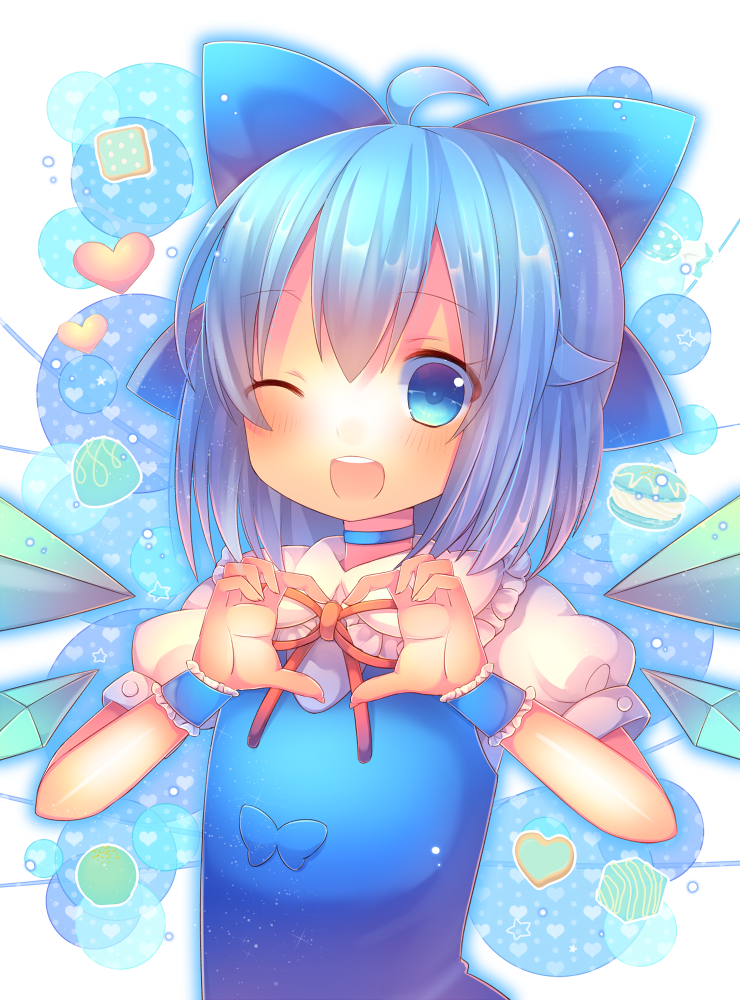 cirno (touhou) drawn by coa_(chroo_x)