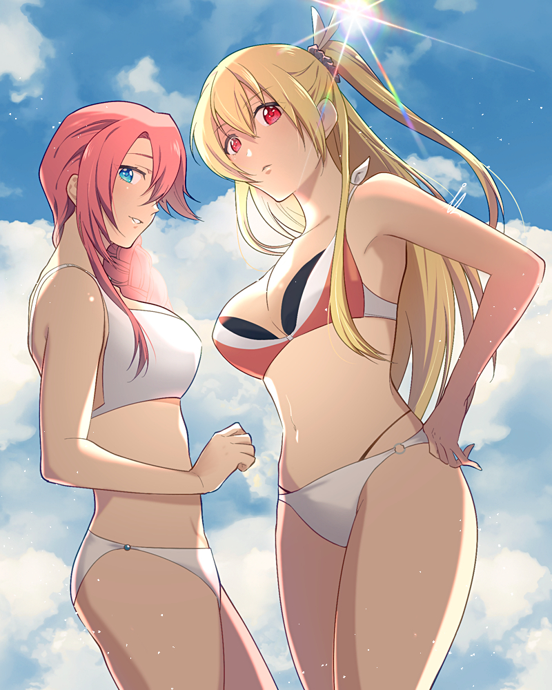 alisa reinford and emma millstein (eiyuu densetsu and 2 more) drawn by il_(il_suffered)
