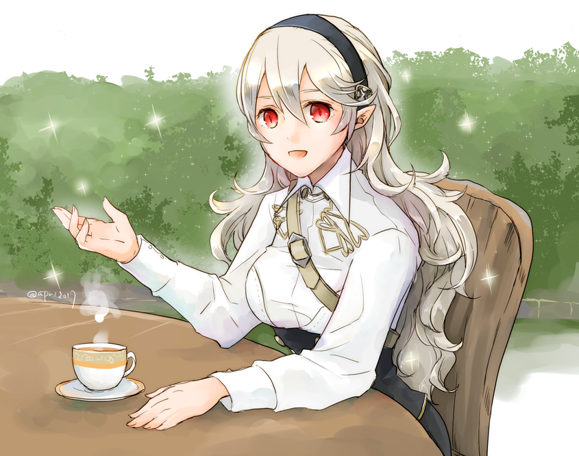 female corrin (fire emblem and 2 more) drawn by robaco