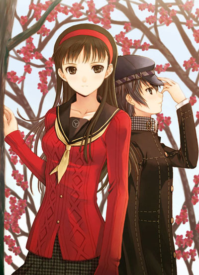 shirogane naoto and amagi yukiko (persona and 1 more) drawn by seiru_(prairie)