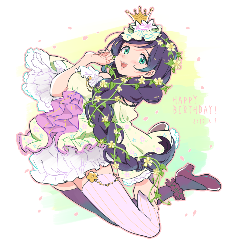 tojo nozomi (love live! and 2 more) drawn by yuzuhara_moke