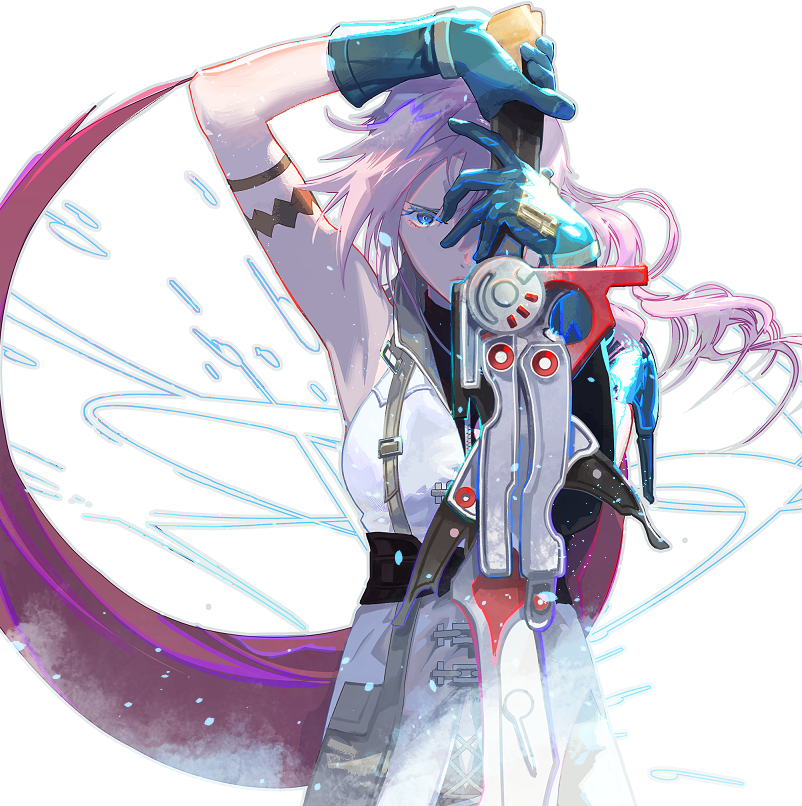 lightning farron (final fantasy and 1 more) drawn by cofffee