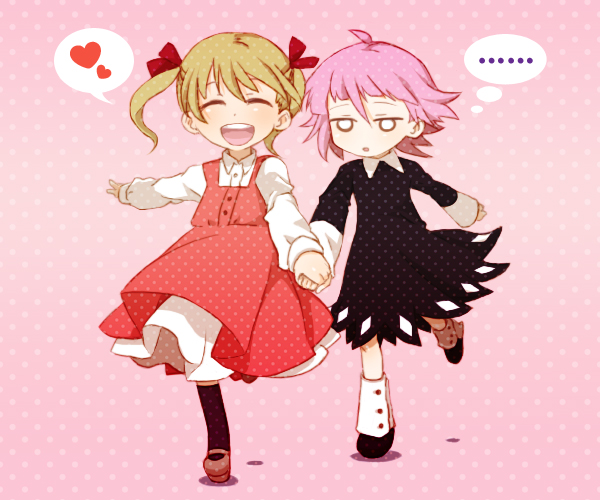 maka albarn and crona (soul eater) drawn by mot