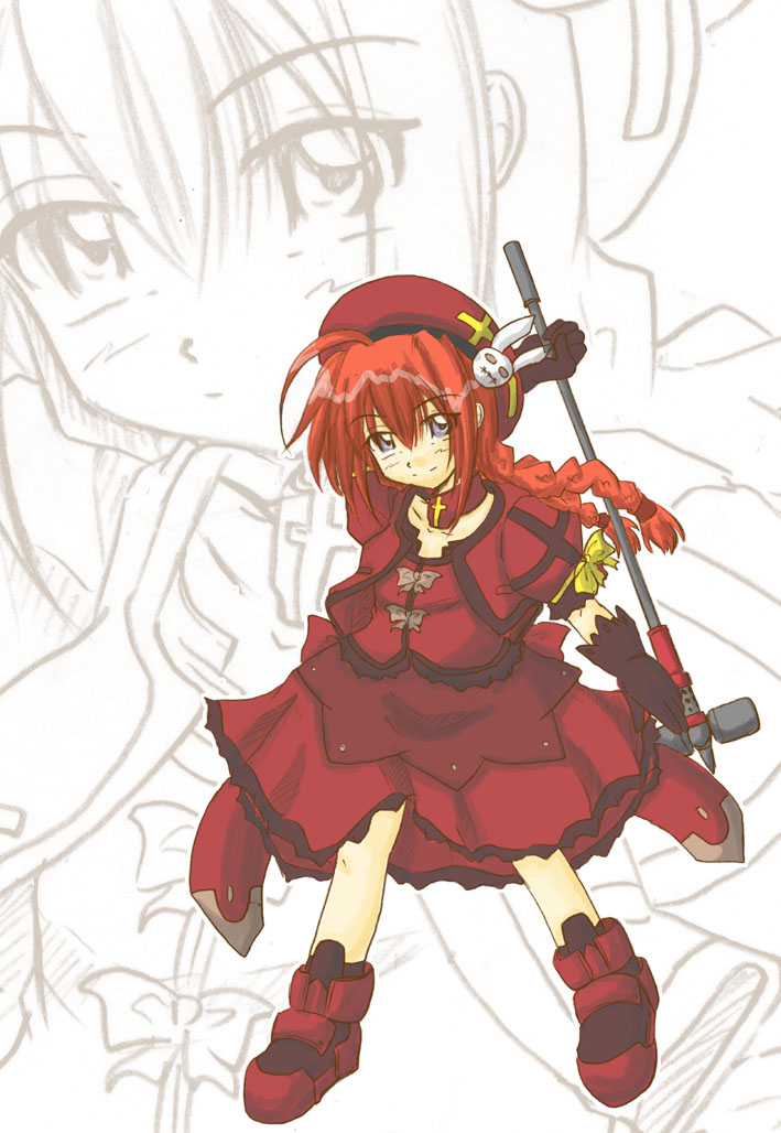 vita and graf eisen (lyrical nanoha and 2 more) drawn by zero_point