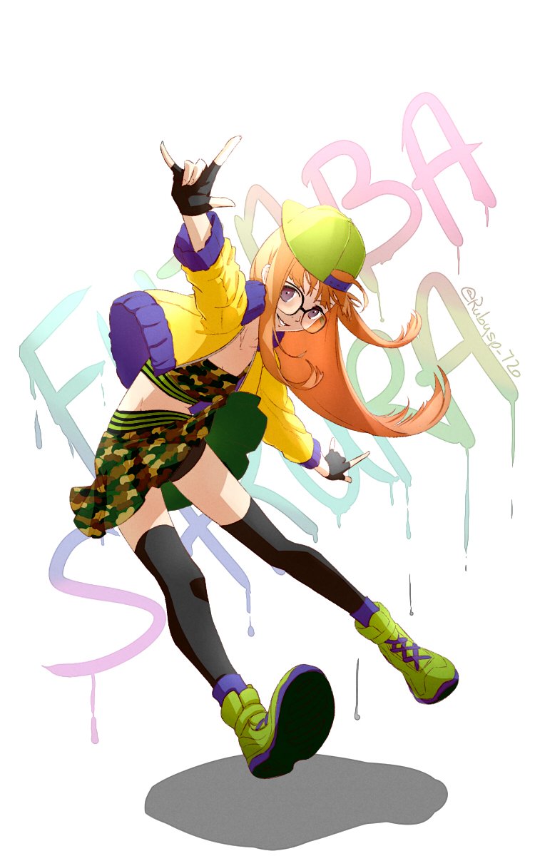 sakura futaba (persona and 1 more) drawn by rubysp_720