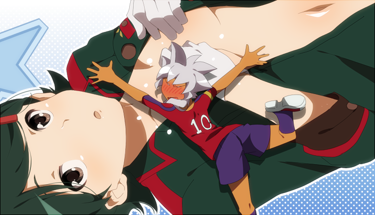 kino aki and baddap sleed (tengen toppa gurren lagann and 2 more) drawn by yuzuha_(tengokugumi)
