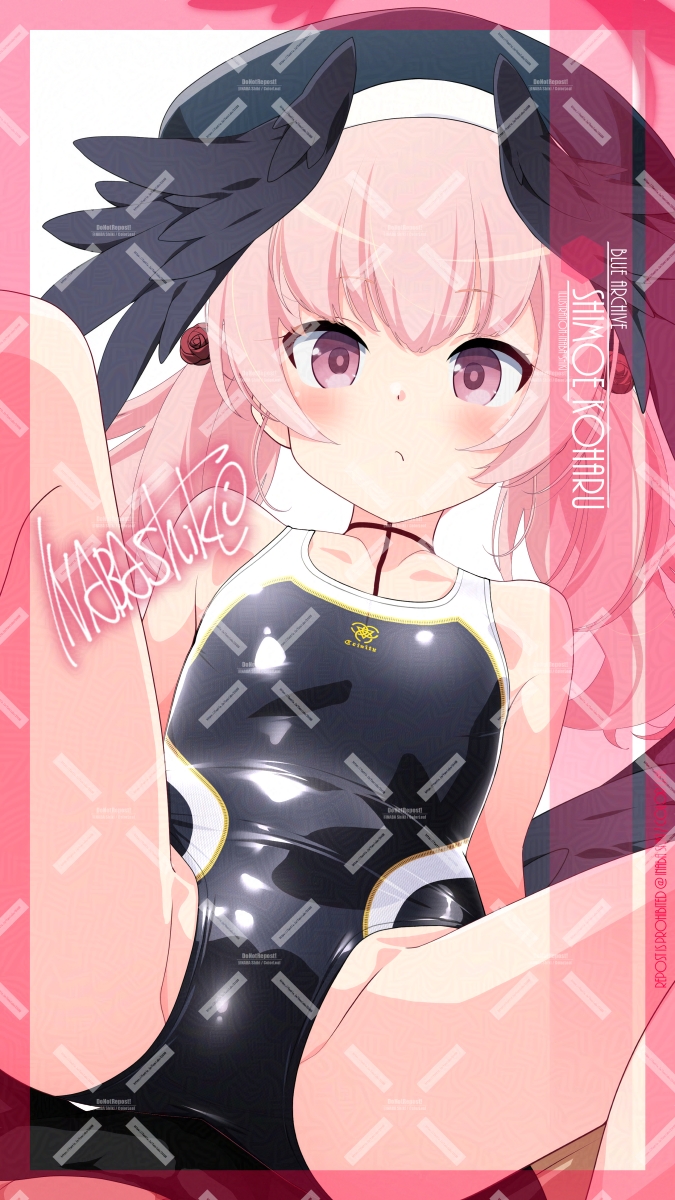 koharu (blue archive) drawn by inaba_shiki