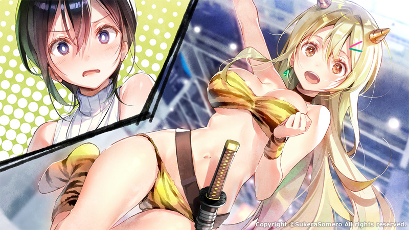 lum, hayahoshi akuru, and furutachi ren (oshi no love yori koi no love) drawn by dsmile