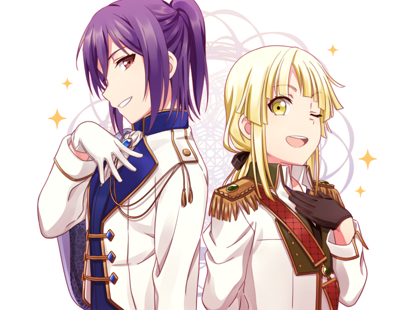 tsurumaki kokoro and seta kaoru (bang dream! and 1 more) drawn by un403lucky