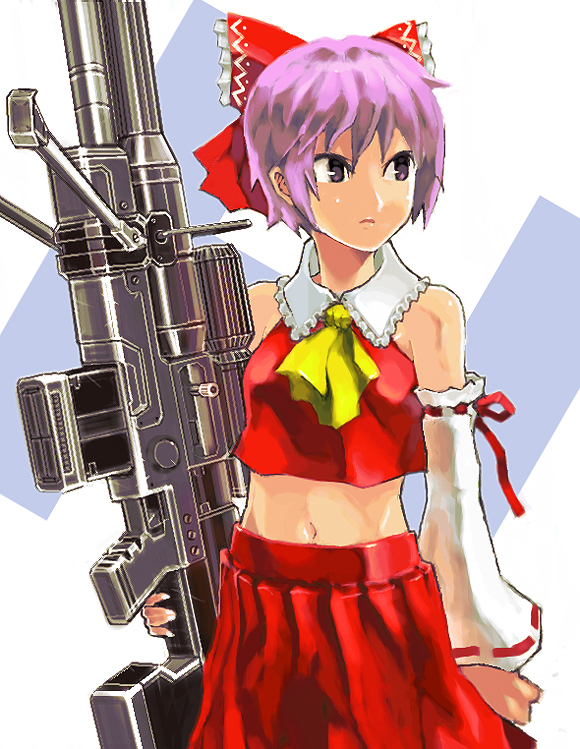 hakurei reimu and nagato yuki (touhou and 2 more) drawn by sochie