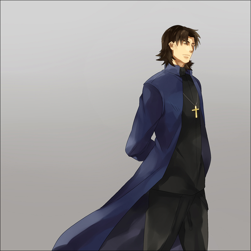 kotomine kirei (fate and 2 more) drawn by amakura_(am_as)